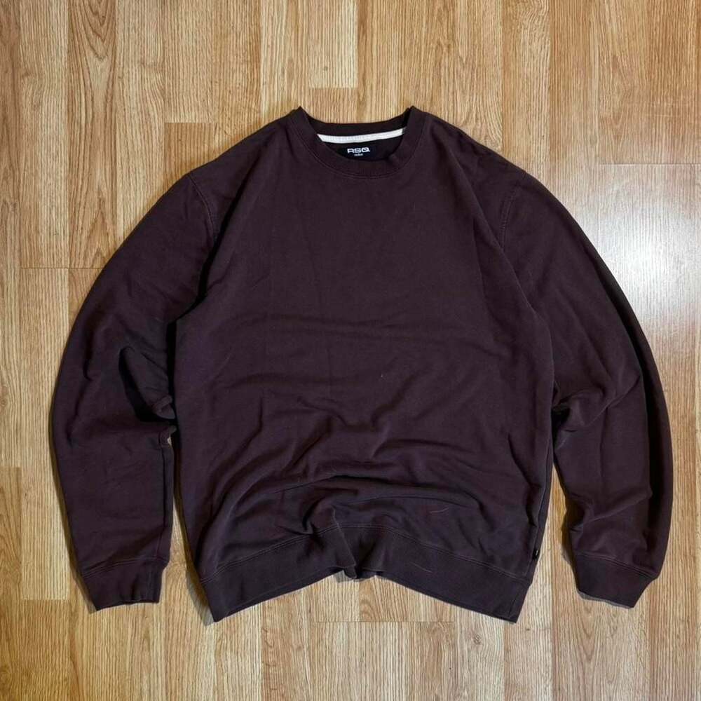 RSQ Brown Crewneck Sweatshirt Medium